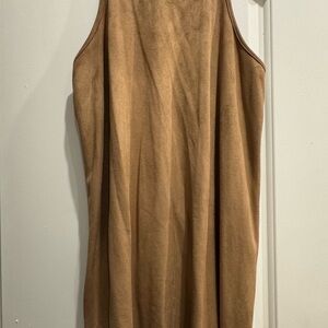 Tan Sleeveless Dress